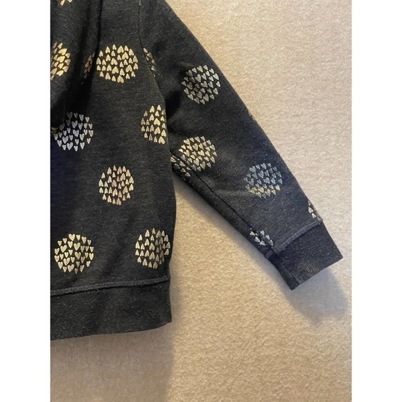 Cat & Jack Jacket Girl's 3T Blue Hooded with Hearts - Picture 11 of 11